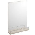 Зеркало Cersanit Smart 50 с полочкой ясень B-LU-SMA Зеркало Cersanit Smart 50 с полочкой ясень B-LU-SMA