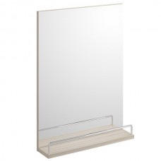 Зеркало Cersanit Smart 50 с полочкой ясень B-LU-SMA
