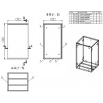 Комод Cersanit Smart 35 ясень серый KD-SMA/Gr Комод Cersanit Smart 35 ясень серый KD-SMA/Gr