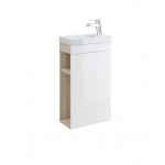 Тумба под умывальник Cersanit Smart 40 белая светлый ясень SU-SMA-CO40/Wh Тумба под умывальник Cersanit Smart 40 белая светлый ясень SU-SMA-CO40/Wh
