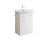 Тумба под умывальник Cersanit Smart 50 белая светлый ясень SU-SMA-CA50/Wh Тумба под умывальник Cersanit Smart 50 белая светлый ясень SU-SMA-CA50/Wh