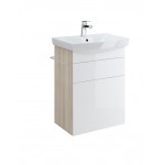 Тумба под умывальник Cersanit Smart 55 белая светлый ясень SU-SMA-CA55/Wh Тумба под умывальник Cersanit Smart 55 белая светлый ясень SU-SMA-CA55/Wh