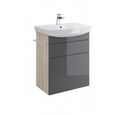 Тумба под умывальник Cersanit Smart 60 серая светлый ясень SU-SMA-CA60/Gr