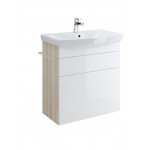 Тумба под умывальник Cersanit Smart 70 белая светлый ясень SU-SMA-CA70/Wh Тумба под умывальник Cersanit Smart 70 белая светлый ясень SU-SMA-CA70/Wh