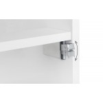 Шкаф-пенал Cersanit Stillo 35 подвесной серый хром SL-STL Шкаф-пенал Cersanit Stillo 35 подвесной серый хром SL-STL