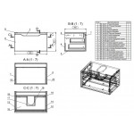 Тумба под умывальник Cersanit Street Fusion 70 белая SU-SFU70-CAS