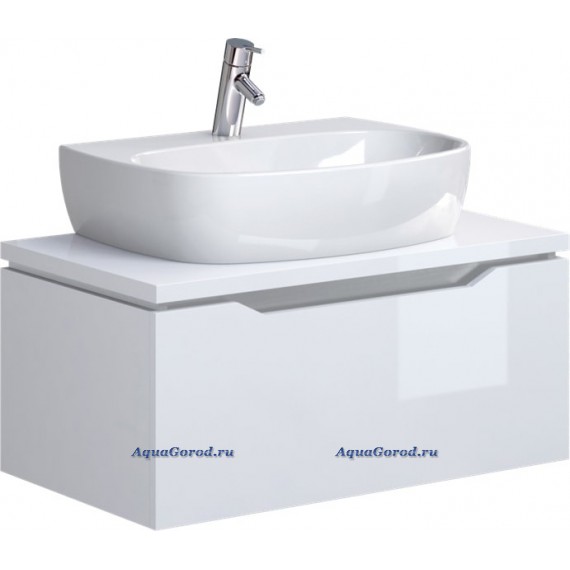 Тумба под умывальник Cersanit Street Fusion 80 белая SU-SFU80-CAS