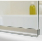 Шторка для ванны Cersanit Easy 140x115, двойная, стекло прозрачное P-PN-EASY*115-n