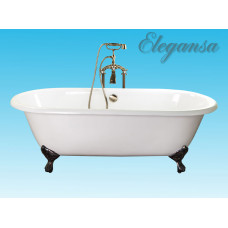 Ванна чугунная Elegansa Gretta Bronze 170х75х46