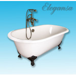 Ванна чугунная Elegansa Gretta Bronze 170х75х46