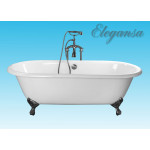 Ванна чугунная Elegansa Gretta Chrome 170х75х46