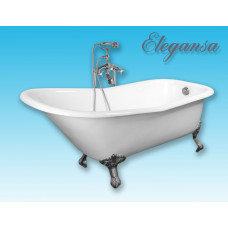 Ванна чугунная Elegansa Schale Chrome 170х75х48