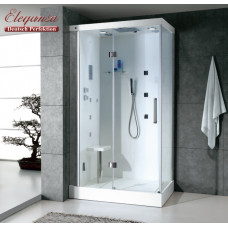 Душевая кабина Elegansa Rhein 2011 с гидромассажем, с парогенератором 120х90х226