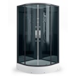 Душевая кабина Erlit Eclipse ER5709P-C24 с крышей тонированное стекло 90x90x215