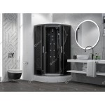 Душевая кабина Erlit Eclipse ER5709P-C24 с крышей тонированное стекло 90x90x215