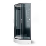 Душевая кабина Erlit Eclipse ER5709P-C24 с крышей тонированное стекло 90x90x215