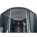 Душевая кабина Erlit Eclipse ER5709P-C24 с крышей тонированное стекло 90x90x215