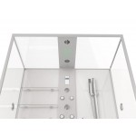 Душевой бокс Erlit SYDney SYD150-W1 с крышей прозрачное стекло 148x82x220 Душевой бокс Erlit SYDney SYD150-W1 с крышей прозрачное стекло 148x82x220