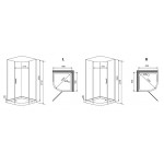 Душевая кабина Timo Premium Armo H-506 90х90х215