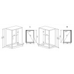 Душевая кабина Timo Premium Puro H-511 R 90х120х220 Душевая кабина Timo Premium Puro H-511 R 90х120х220