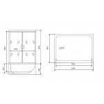 Душевая кабина Timo Lux TL-1506 167х90х220