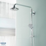 Душевая система Grohe Euphoria с переключателем 450 мм EcoJoy 27421001