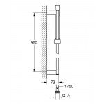 Душевой гарнитур Grohe Euphoria Cube + Stick 1 режим 900мм 27890000