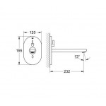 Смеситель для раковины Grohe Eurosmart CE инфракрасный, хром, работа от сети 36376000