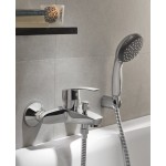 Смеситель Grohe Eurosmart для ванны с душевым гарнитуром Relexa 3330200A