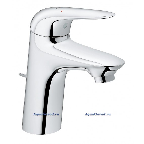 Смеситель Grohe Eurostyle 2015 Solid для раковины со сливным гарнитуром S-Size 23707003