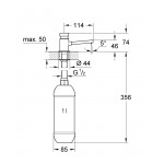 Дозатор жидкого мыла Grohe, хром 36194000