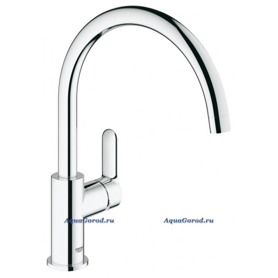 Смеситель Grohe BauEdge для мойки поворотный трубкообразный излив 31367000