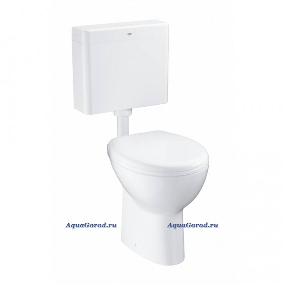 Напольный унитаз GROHE Bau Ceramic с настенным бачком 39560000