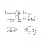 Напольный унитаз GROHE Bau Ceramic с настенным бачком 39560000