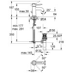 Смеситель Grohe BauClassic для раковины со сливным гарнитуром 23161000