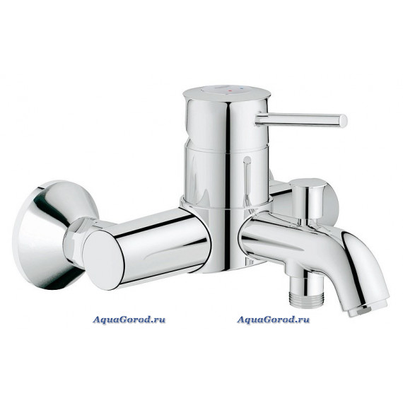 Смеситель Grohe BauClassic для ванны с автоматическим переключателем 32865000