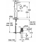 Смеситель Grohe BauClassic для раковины свободно стоящий 32868000