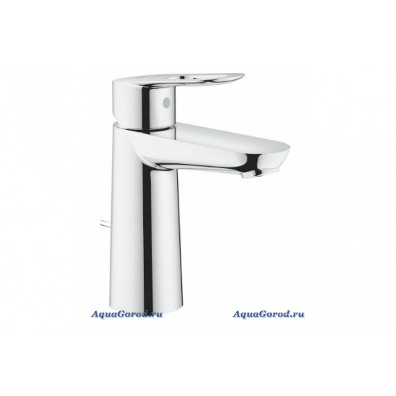 Смеситель Grohe BauLoop для раковины со сливным гарнитуром M-Size хром 23762001