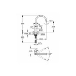 Смеситель Grohe Concetto New для мойки с высоким изливом 32661001