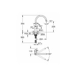 Смеситель Grohe Concetto New для мойки с высоким изливом суперсталь 32661DC3