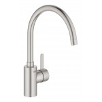 Смеситель Grohe Eurosmart Cosmopolitan для мойки с высоким изливом сталь 32843DC2