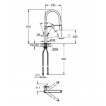 Смеситель Grohe Concetto New для мойки с профессиональной лейкой 31491000