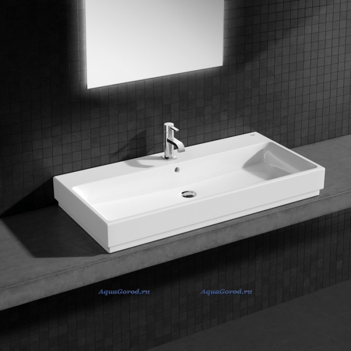 Раковина Grohe Cube Ceramic 100 см накладная 3947500H купить по низкой ...