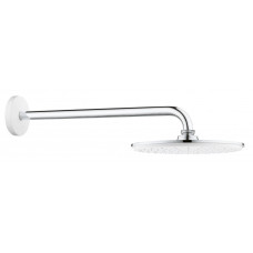 Верхний душ Grohe Rainshower Cosmopolitan Rain 210 белый с душевым кронштейном 422 мм 26171LS0