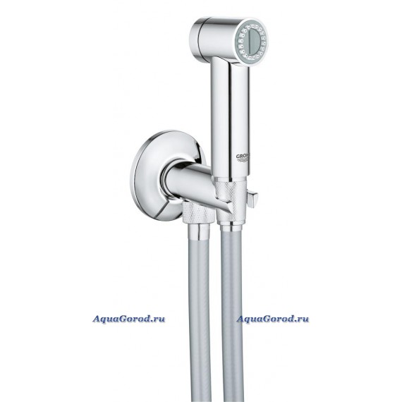 Гигиенический душ Grohe Sena с лейкой, держателем, шлангом 1000 мм и запорным вентилем 26329000