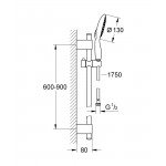 Душевой гарнитур Grohe Power and Soul 130, 9,5 л 27738000