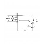 Верхний душ Grohe Relexa спортивный 28089000