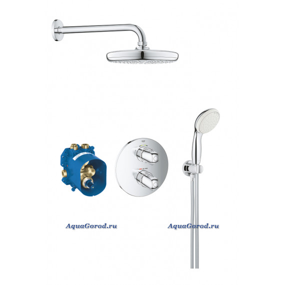 Набор Grohe Grohtherm 1000 New для комплектации душа с Tempesta 210 34614001