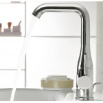 Смеситель GROHE Essence+ для раковины с высоким изливом гладкий корпус 23541001