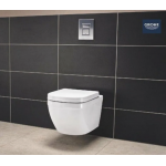 Инсталляция Grohe Rapid SL с подвесным унитазом Euro Ceramic с сиденьем микролифт, панелью смыва Skate Cosmopolitan, артикул 38772001/39554000 Инсталляция Grohe Rapid SL с подвесным унитазом Euro Ceramic с сиденьем микролифт, панелью смыва Skate Cosmopolitan, артикул 38772001/39554000